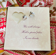Loving Heart Earrings - Sterling Silver