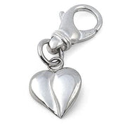 Loving Heart Dog Collar Charm - Large Clasp