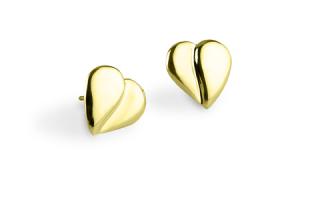 Loving Heart Earrings - 14K Gold